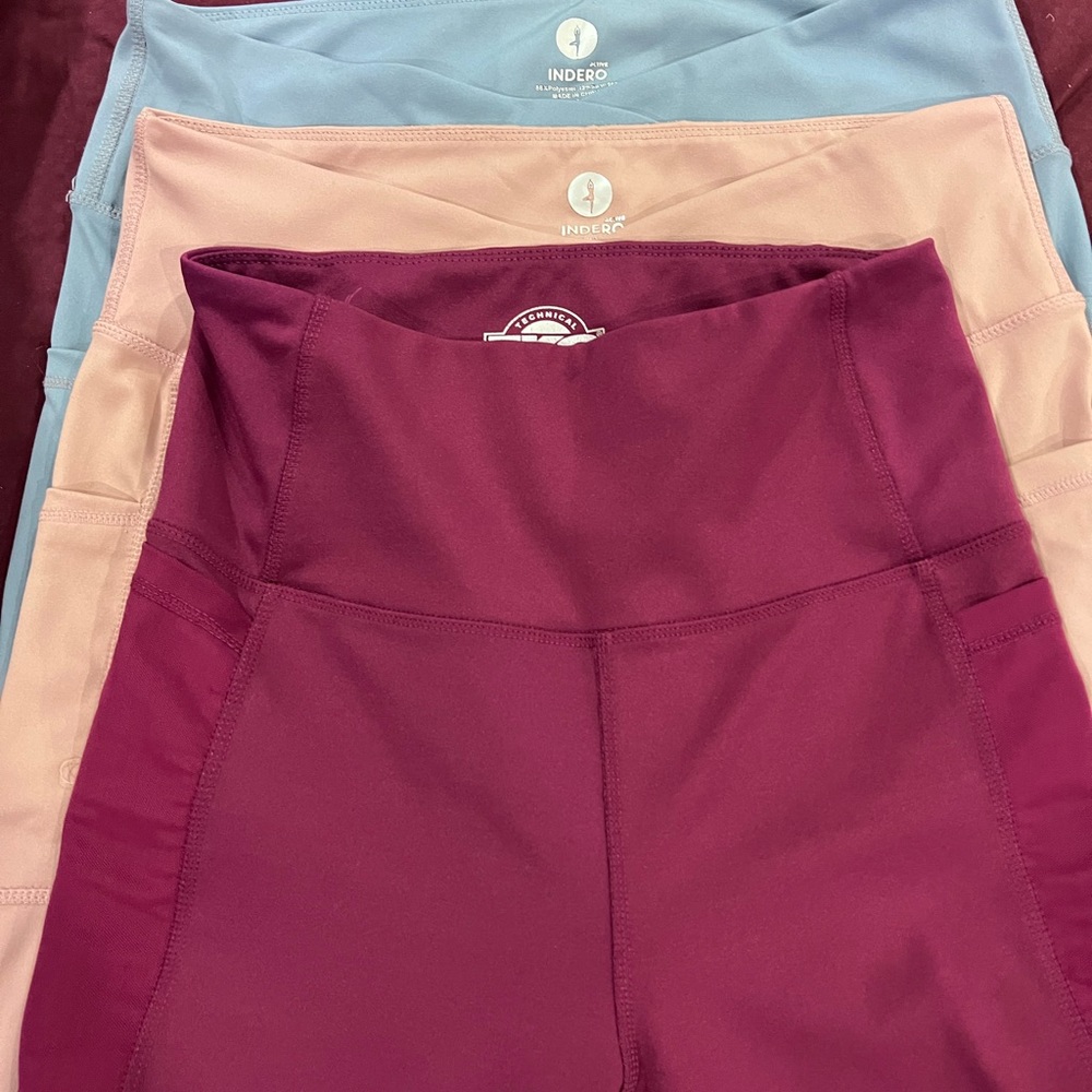 3pc long leggings FREE BRACELETS AND TUMERIC SOAP